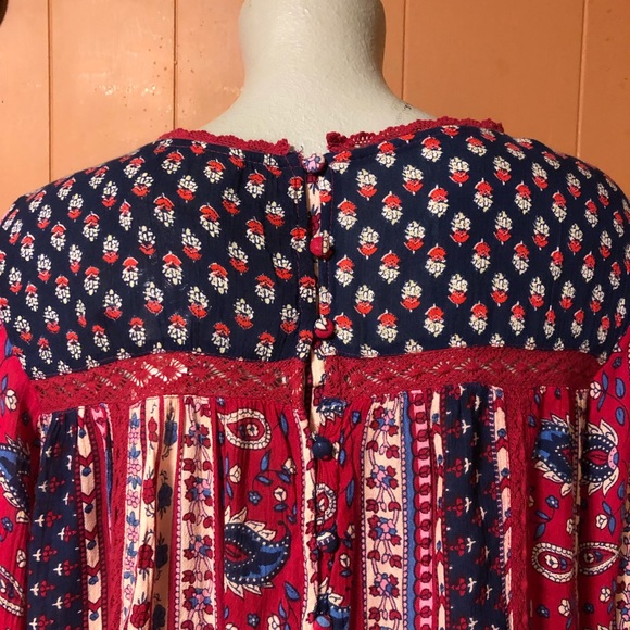 NWT Anthropologie Maeve Gretchen Patchwork Blouse 4 - Picture 10 of 15